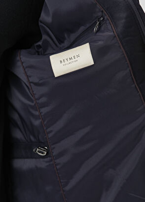 Lacivert Yün Flanel Dış Gömlek - Görsel 9