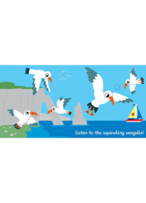 Nosy Crow Listen to the Seaside Çocuk Yabancı Dil Kitabı - 4