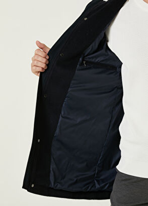 Beymen Club Lacivert Yün Flanel Kaban - 8