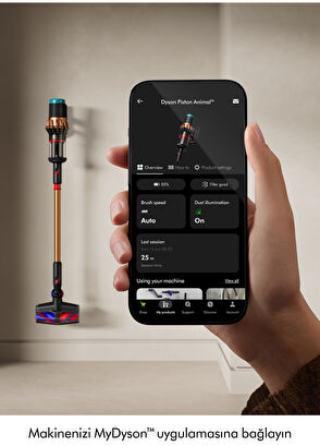 Dyson V16 Piston Animal Kablosuz Süpürge (Mat Siyah/Bakır) - 8