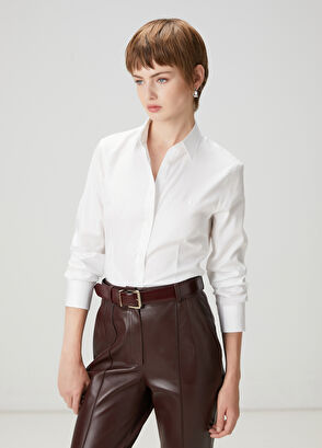 Beymen Club Beyaz Non-Iron Slim Fit Gömlek - 3