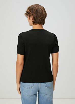 Beymen Club Black Short Sleeve Sweater - 5