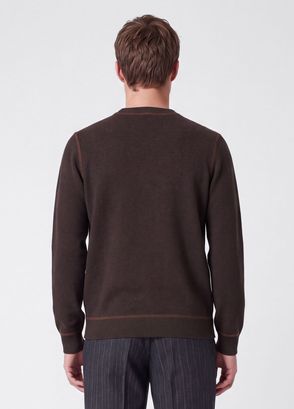 Beymen Club Brown Reversible Wool Sweater - 5