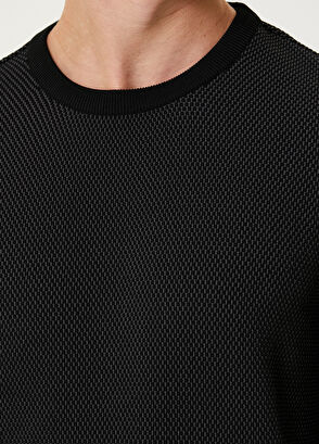 Beymen Club Black Honeycomb Textured Sweater - 6