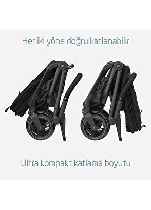 Maxi-Cosi Leona2 Coral 360 Siyah Seyahat Sistem Bebek Arabası - 7