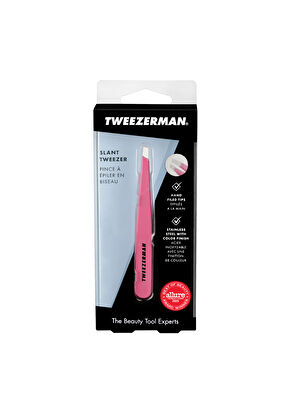 Tweezerman Pink oblique tip tweezers - 5