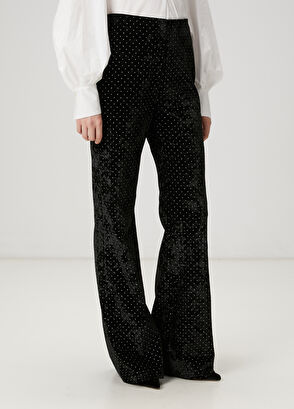 Beymen Club Black Embellished Velvet Evening Dresses - 6