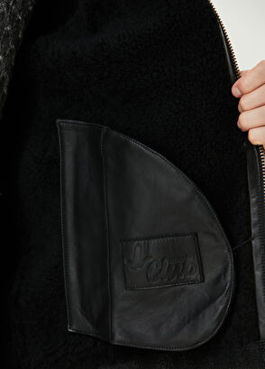Beymen Club Black Bomber Leather Coat - 9