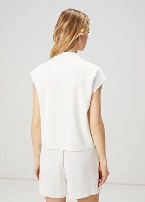 Beymen Club White Polo Sweater - 6