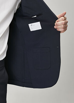 Beymen Club Lacivert Örme Blazer - 8