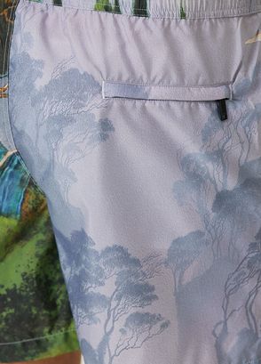 Valentino Blue Figure Patterned Swimsuit - 6