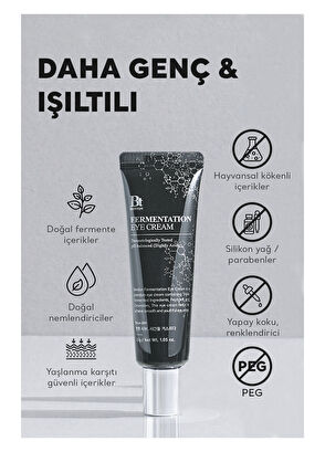 Benton Fermentation Yaşlanma Karşıtı Premium Fermente Göz Kremi 30 g - 7