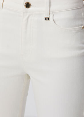 Network Kırık Beyaz Denim Pantolon - 6