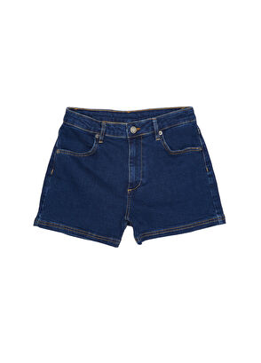 Beymen Club Koyu Mavi Kısa Denim Şort - 6