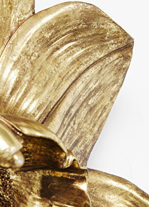 Kare Design Orchid Gold Poliresin Duvar Dekorasyonu - 6