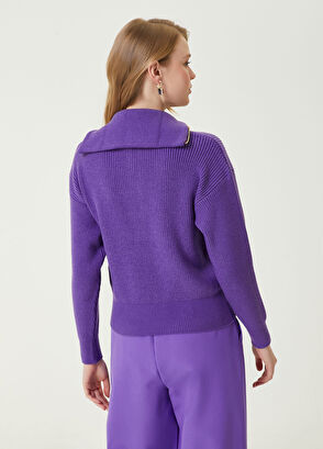 Beymen Club Mor Çizgi Dokulu Kazak - 6