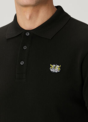 Kenzo Wild Tiger Slim Fit Black Polo T-Shirt - 5