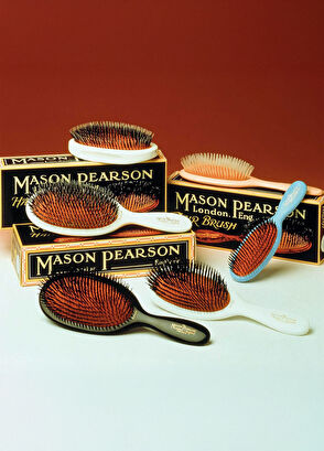 Mason Pearson Popular Bristle Nylon BN1M Military Geniş Saç Fırçası - 5