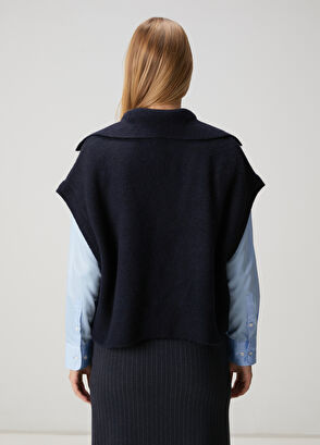 Beymen Club Lacivert Polo Süveter - 5