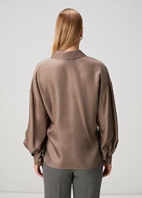 Beymen Club Vizon İpek Gömlek - 5