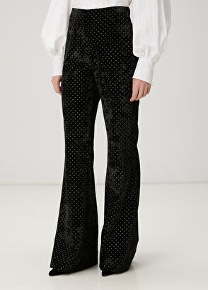 Beymen Club Black Embellished Velvet Evening Dresses - 5