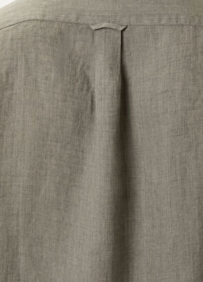 Beymen Club Comfort Fit Italian Collar Delave Linen Shirt - 8