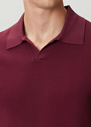 Beymen Club Plum Brass Textured Short Sleeve Sweater - 6