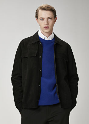 Beymen Club Siyah Süet Gömlek - 4