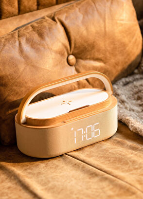 Stobom Krem Beyaz Taşınabilir Bluetooth Hoparlör  - 5