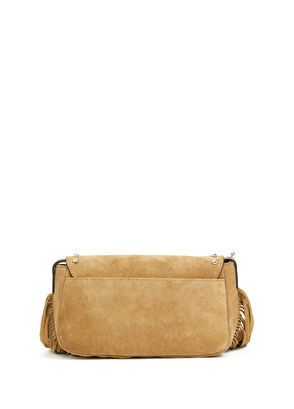 Beymen Club Camel Tasseled Suede Women's Bag - 5