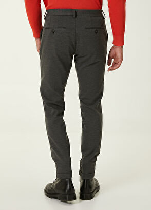 Beymen Club Antrasit İri Diyagonal Dokulu Chino Pantolon - 3