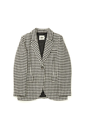 Beymen Club Siyah Beyaz Kelebek Yaka Desenli Ceket - 6