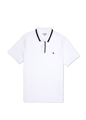 Beymen Club Slim Fit White Polo T-Shirt - 9