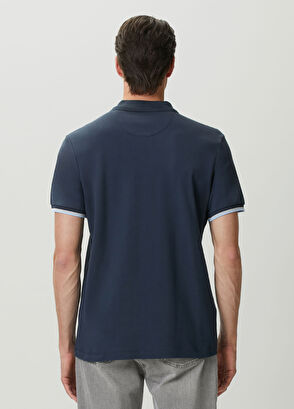 Beymen Club Lacivert Gri Polo Yaka T-shirt - 4