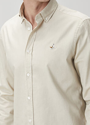 Beymen Club Comfort Fit Beige Shirt - 6
