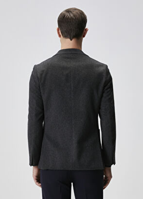 Beymen Club Premium Anthracite Cashmere Jacket - 5