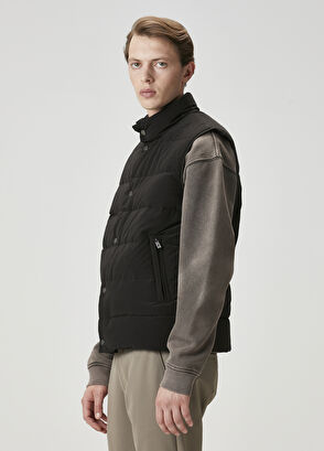 Beymen Club Black Puff Vest - 4