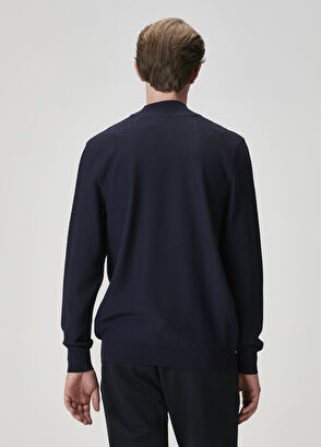 Beymen Club Navy Blue Half Turtleneck Sweater - 5