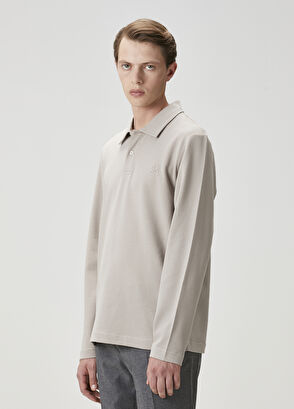 Beymen Club Comfort Fit Bej Polo Sweatshirt - 4