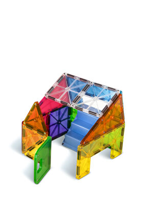 Magna-Tiles House Shaped 28 Piece Toy Set - 3