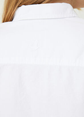 Beymen Club Beyaz Boyfriend Oxford Gömlek - 5