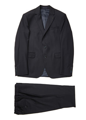 Beymen Club Navy Blue Wool Suit - 10