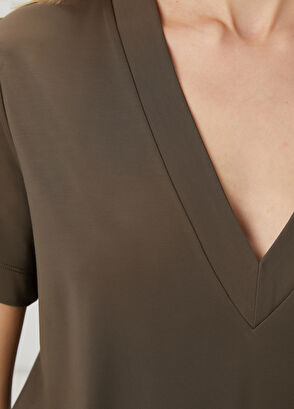 Beymen Club Khaki T-Shirt - 6