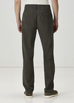 Beymen Club Light Khaki Waist Corded Lyocell Trousers - 3