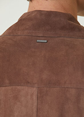 Beymen Club Mink Suede Double-Breasted Overcoat - 8