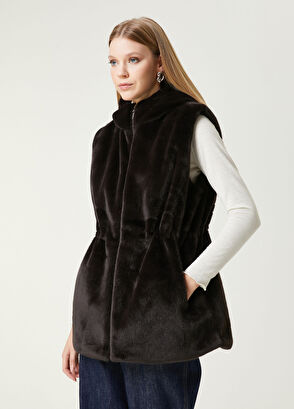 Beymen Club Brown Hooded Vest - 3
