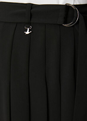 Beymen Club Siyah Pileli Midi Etek - 6