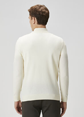 Beymen Club Off-White Cashmere Blend Wool Sweater - 5