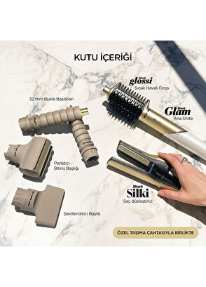 Shark Glam Gold 5 Head Straight Wavy and Curl Multi-Purpose Hair Styler - 8