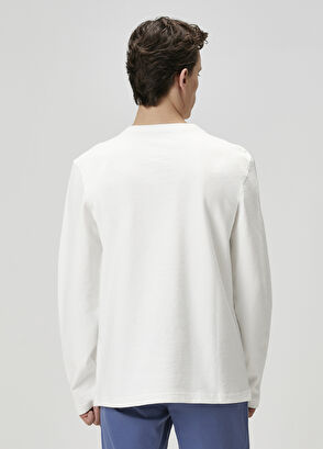 Beymen Club Off-White Long Sleeve T-Shirt - 5